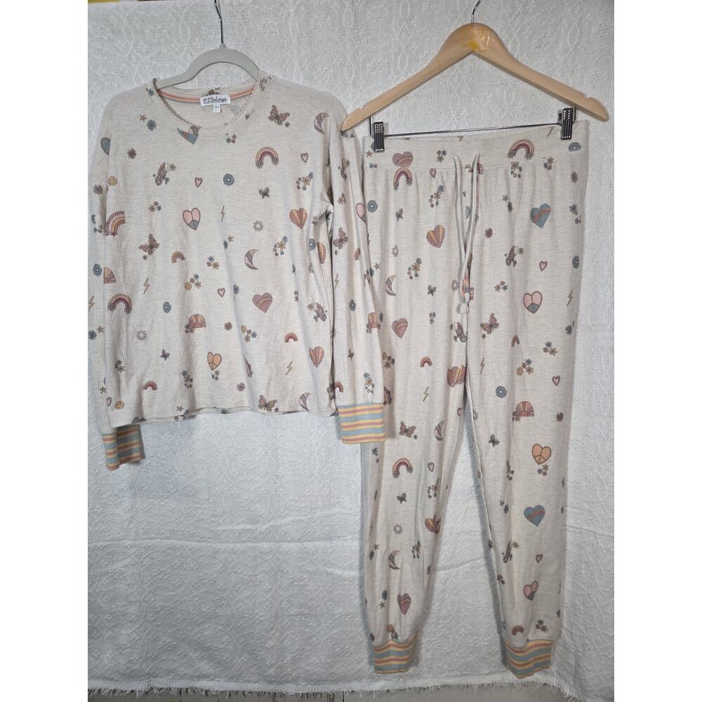 PJ Salvage "Sunshine on my Mind" Cute Hippie Pajama Set